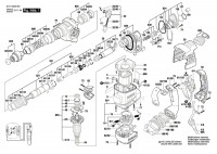 Bosch 3 611 B4A 091 GBH 3-28 DFR Rotary Hammer Spare Parts